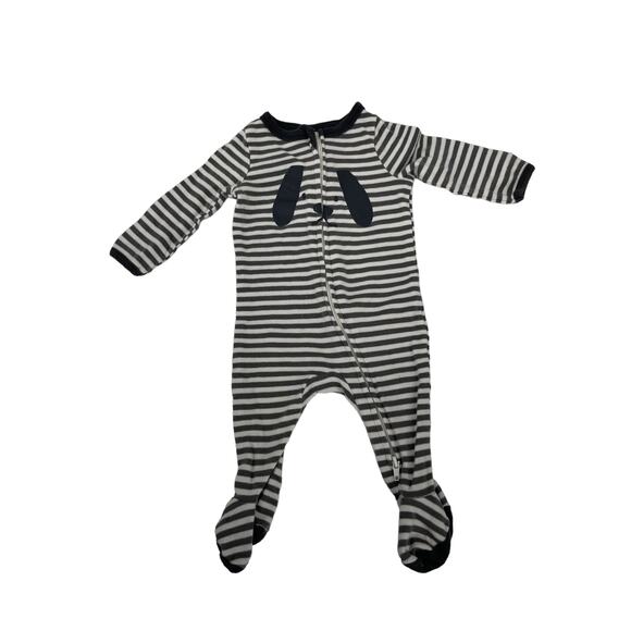 Carters Wonder Nation Cat & Jack Lot of 3 Footed One Piece Pajamas Newborn Baby - Picture 2 of 10